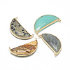 Natural Gemstone Pendants G-Q971-M-1