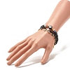 Handmade Polymer Clay Heishi Beads Stretch Bracelets Set BJEW-JB07370-3