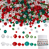 18 Strands 18 Styles Christmas Theme Transparent Glass Beads Strands GLAA-GA0002-21-1