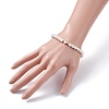 Handmade Polymer Clay Heishi Beads Stretch Bracelet BJEW-TA00044-03-3