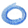 Transparent Painted Glass Beads Strands X1-DGLA-A034-T4mm-A01-5