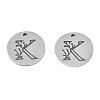 Non-Tarnish 304 Stainless Steel Charms STAS-T059-26P-K-2