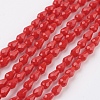 Imitation Jade Glass Beads Strands X-GLAA-A036-A01-1