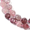 Natural Strawberry Quartz Beads Strands G-G182-B12-05-4