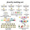 DIY Polymer Clay Stretch Charms Bracelets Making Kits DIY-YW0011-63-3