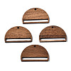 Walnut Wood Pendants WOOD-S054-44-1