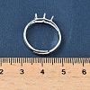 Adjustable Brass Finger Ring Trays for Hanging Pendant KK-K414-03C-S-3