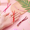 5Pcs 5 Colors Polyester Cord Bracelet Making MAK-TA0001-40-6