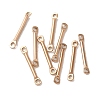 Ion Plating(IP) 304 Stainless Steel Connector Charms STAS-Q323-06B-RG-1
