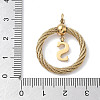 304 Stainless Steel Pendants STAS-D154-01S-G-3