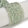 Electroplate Glass Beads Strands GLAA-Q105-02-05-1