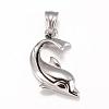 Tarnish Resistant 316 Surgical Stainless Steel Pendants STAS-P039-080-1
