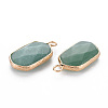 Natural Green Aventurine Pendants G-S359-296A-3
