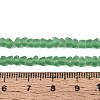 Frosted Transparent Glass Beads Strands GLAA-N016-4mm-27-2