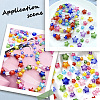 120Pcs Transparent Acrylic Beads TACR-SP0001-11A-6