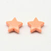 Opaque Acrylic Star Beads X-SACR-Q100-M040-2