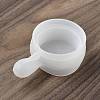 Flat Round with Handle DIY Silicone Candlesticks Molds LS-SIMO-G010-02A-5