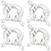 12Pcs Brass Spring Ring Clasps KK-BBC0024-17A-1