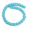 Synthetic Coral Dyed Carved Beads Strands X-CORA-K009-05A-08-4