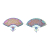 Ion Plating(IP) 304 Stainless Steel Filigree Pendants STAS-T057-60-2