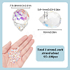 Transparent Electroplate Glass Beads Strands EGLA-SP0001-05B-2