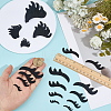 400Pcs 4 Styles Felt Craft Doll Eyelash DIY-GF0013-62-3