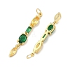 Brass Micro Pave Cubic Zirconia Pendants KK-H259-12C-G02-2