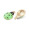 Alloy Enamel Pendants ENAM-R149-14A-G-2