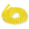 Transparent Electroplate Glass Beads Strands EGLA-A039-T3mm-L21-2