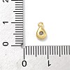 Brass Micro Pave Cubic Zirconia Charms KK-G548-20G-06-3