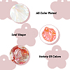 Cheriswelry 120Pcs 6 Colors Transparent Acrylic Pendants MACR-CW0001-08-4