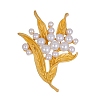 Flower Alloy Brooches PW-WGCEB88-01-1