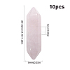 SUNNYCLUE 10Pcs Faceted Natural Rose Quartz Healing Stones G-SC0001-61-2