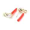 Alloy Stud Earring Findings LS-EJEW-J102-06G-2