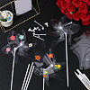 6Pcs DIY Craft PET Windmill DIY-CP0013-48B-4