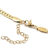 Ion Plating(IP) 304 Stainless Steel Cuban Link Chain Necklace NJEW-K249-01B-G-3
