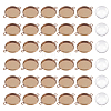 30Pcs 304 Stainless Steel Cabochon Connector Settings STAS-UN0041-21-1