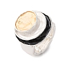 Zinc Alloy & Enamel Stretch Finger Rings for Women RJEW-M101-01C-G-4