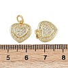 Brass Micro Pave Cubic Zirconia Pendants ZIRC-I367-11G-13-3