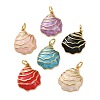 Ocean Brass Pendants KK-D221-21G-04-1