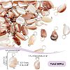 60Pcs 2 Colors Natural Seashell Nuggets Charms FIND-AR0005-68-2