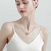 30Pcs Electroplate Opaque Acrylic Pendants PACR-SC0001-10-7