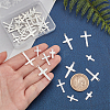 Unicraftale 40Pcs 5 Style 304 Stainless Steel Pendants STAS-UN0027-80-3