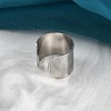 304 Stainless Steel Open Cuff Rings RJEW-G335-01C-3