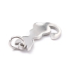 Tarnish Resistant 201 Stainless Steel Pet Charms STAS-D176-01P-4