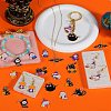 30Pcs 15 Styles Alloy Enamel Pendant Halloween Cartoon Cat Cartoon Pendant DIY Jewelry Accessories JX814A-3