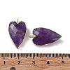 Natural Amethyst Pendants G-G012-12G-10-4