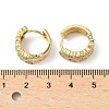 Heart Brass Micro Pave Cubic Zirconia Hoop Earrings EJEW-A132-10G-01-5