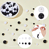 900Pcs 8 Colors Opaque Acrylic Beads MACR-SP0002-34-6