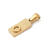 304 Stainless Steel Pendants STAS-Z120-03O-G-2